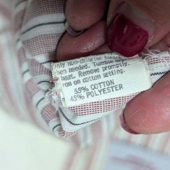 Vintage Kenny Rogers Western Snap Button Down Shirt Striepd Red White Cowboy XL - Picture 4 of 6